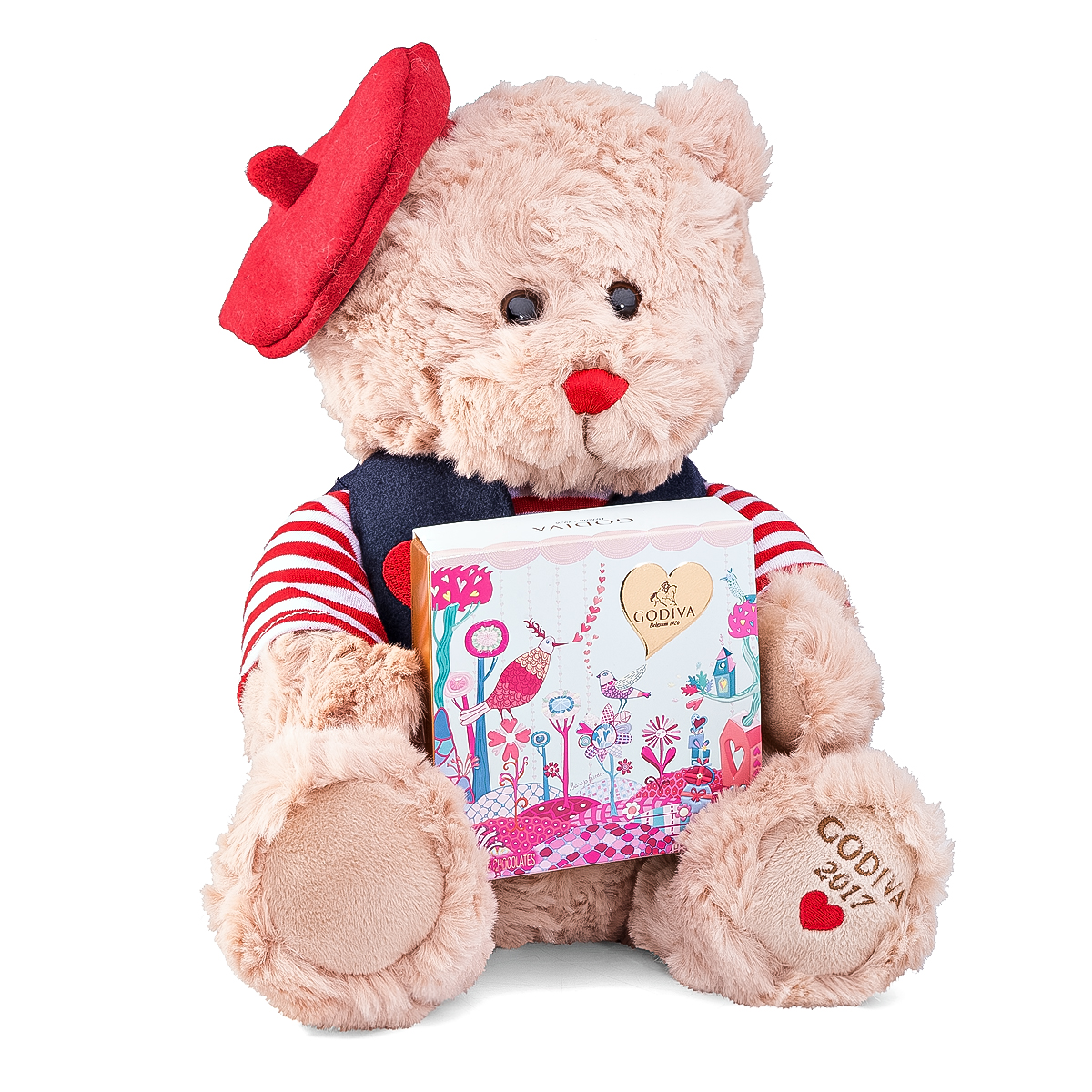 Godiva Valentine Plush Bear & Chocolates Delivery in Germany by