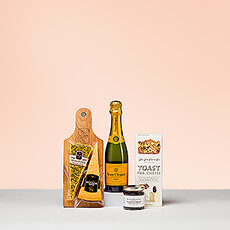 Ship Italian food across Europe Veuve Clicquot Champagne rich rosè