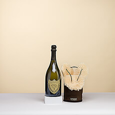 Champagne Dom Pérignon & 1 Glass - Delivery in Belgium by