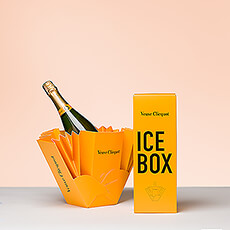 Kywie Champagne Cooler & Veuve Cliquot Brut, 75cl - Delivery in