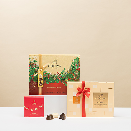 Godiva Weihnachtsturm Rot