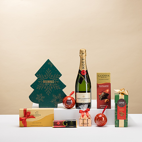 Christmas Chocoholic Deluxe with Champagne