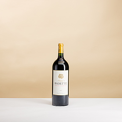 Big occasions call for a big bottle of wine! When you want to send an impressive French wine gift, this Magnum of La Fleur de Badette - Saint-Emilion Grand Cru is certain to please your favorite wine lover.