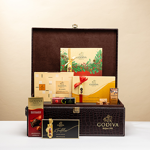 Godiva Large Festive Christmas Croco Hamper