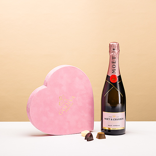 2025 : Godiva Heart + Moët & Chandon Rosé