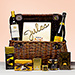 Lujosa cesta gourmet con Veuve Clicquot Vintage & Vino tinto [01]