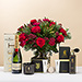 Frohe Weihnachten Blumenstrauß und Moët & Chandon & Le Parfum de Nathalie [01]