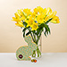 Yellow Lilies & Corné Port-Royal Easter Bunny [01]