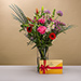 Bouquet romantique pour la Saint-Valentin avec chocolat Godiva [01]